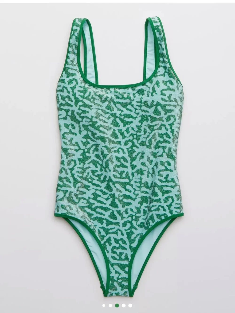 NWT Aerie Shine Scoopneck One Piece Swimsuit
